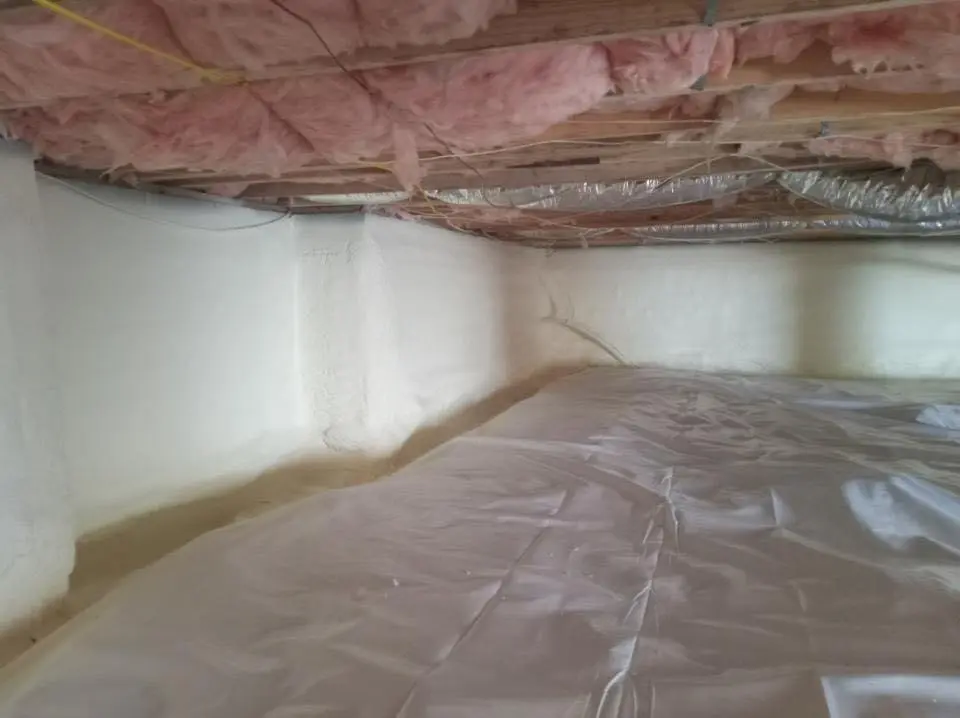 Crawl space encapsulation with closed-cell spray foam for Roof Maintenance in Grant-Valkaria